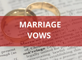 MARRIAGE VOW